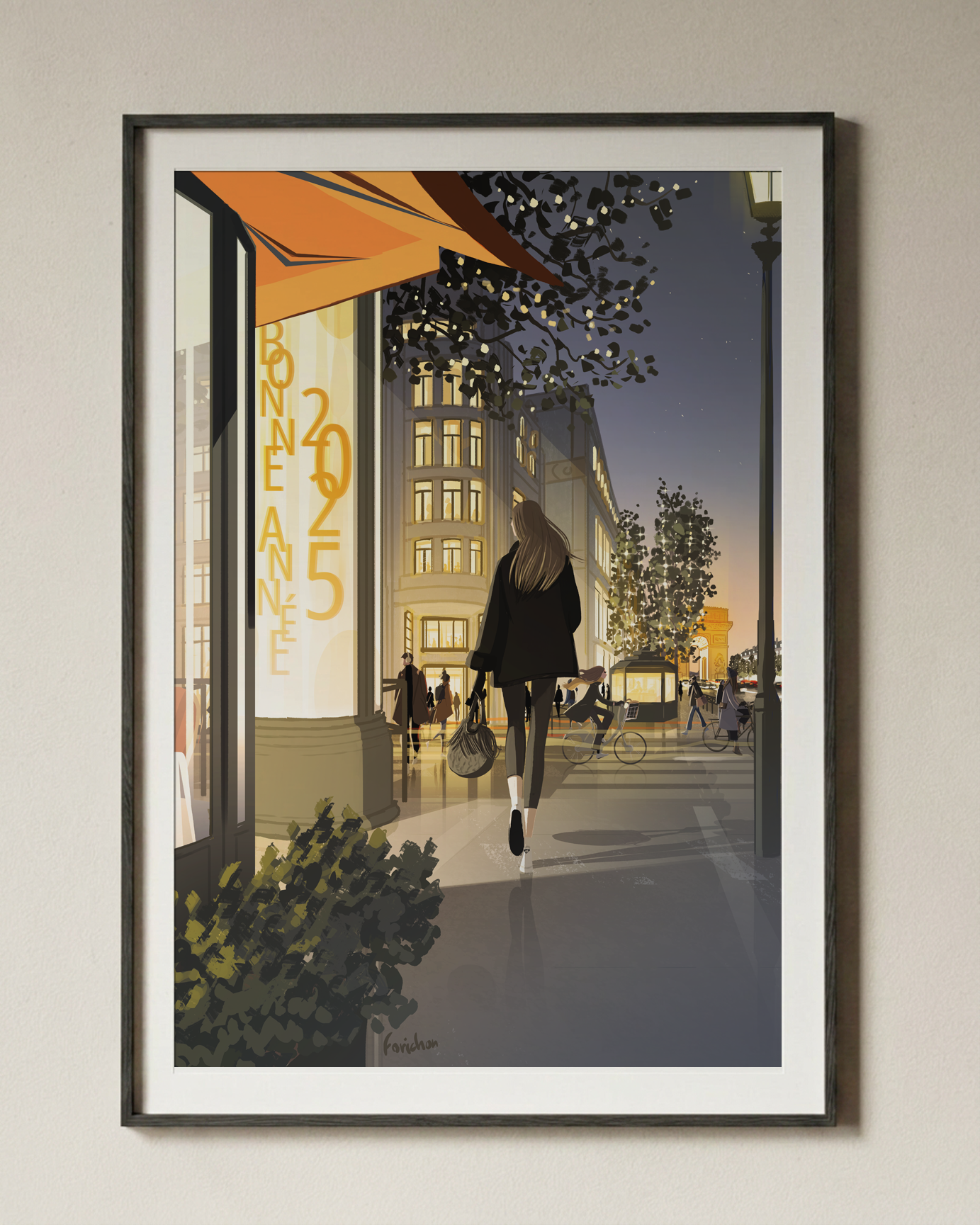 Sur les Champs-Elysées