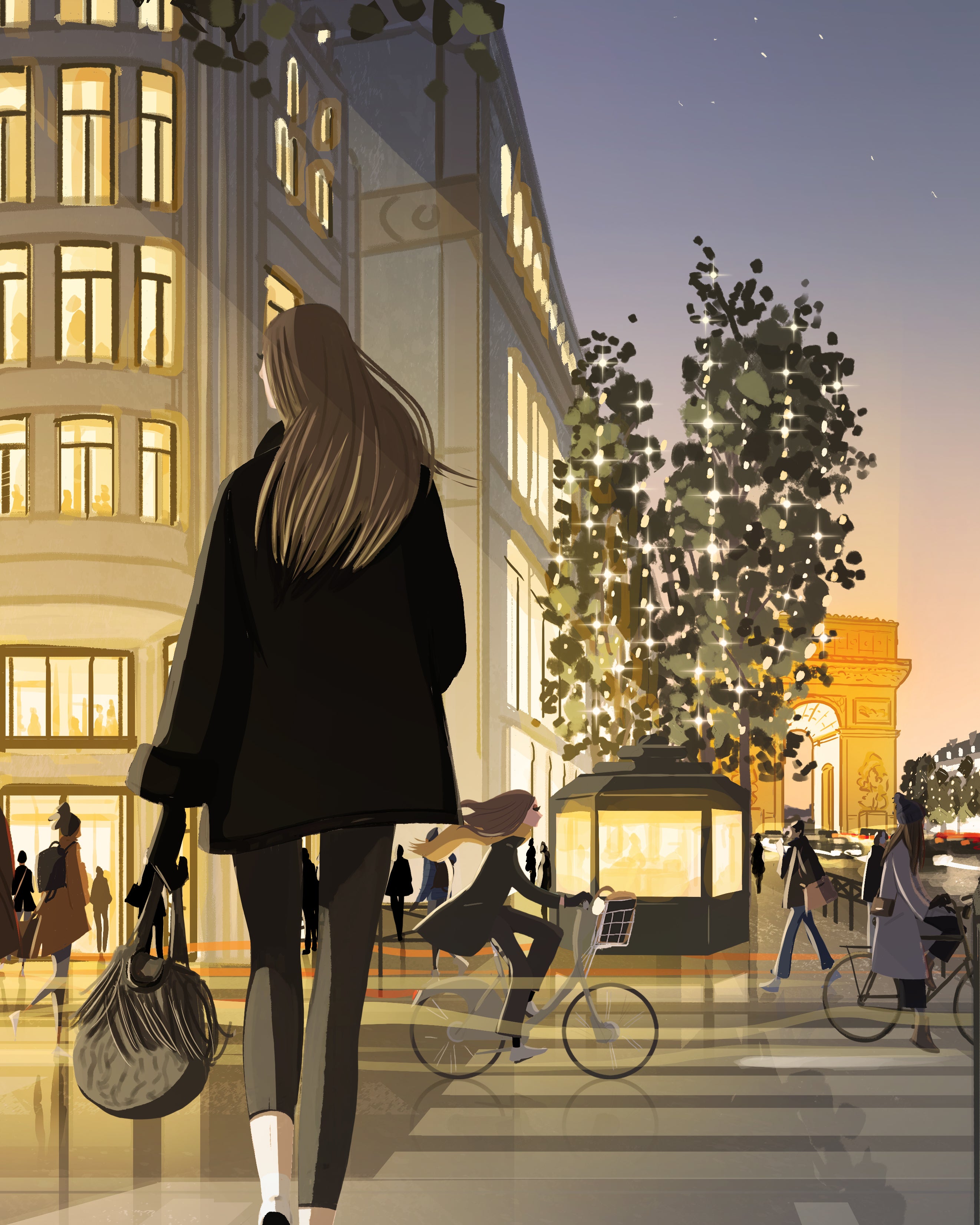 Sur les Champs-Elysées