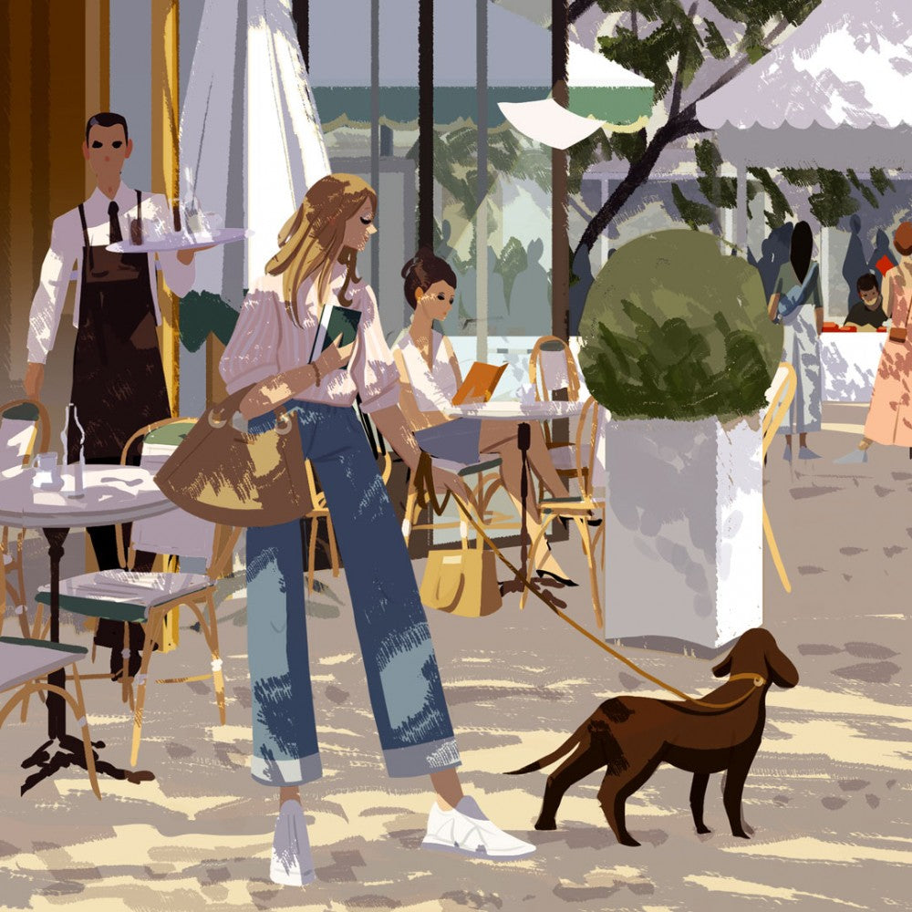 Affiche du Salon du Livre de Saint-Germain-des-Prés