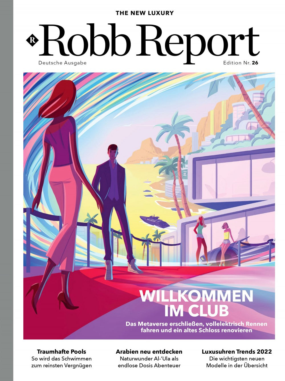 Couverture pour le magazine Robb Report Germany