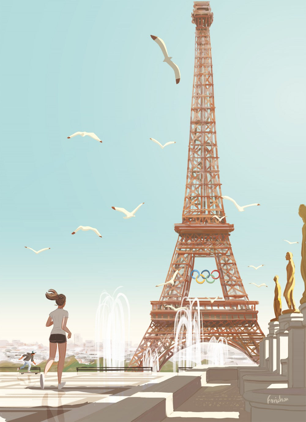 Footing au Trocadéro