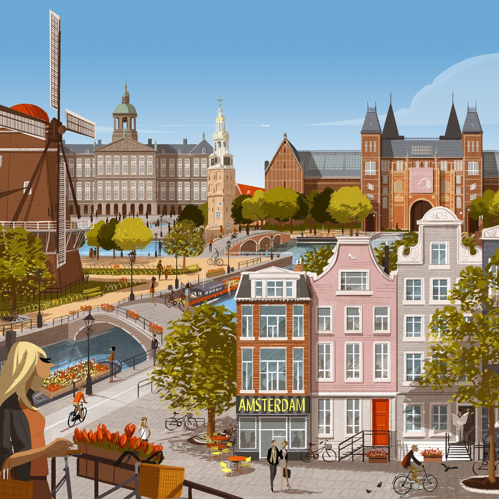 Amsterdam. Packaging pour la marque Neuhaus