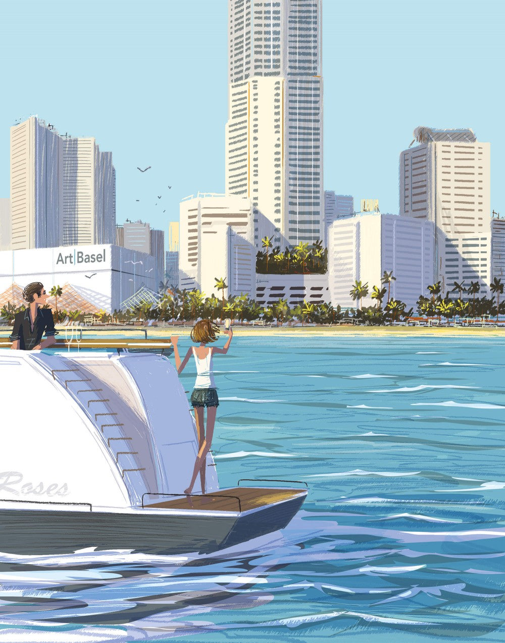 Miami - Illustration pour Robb Report