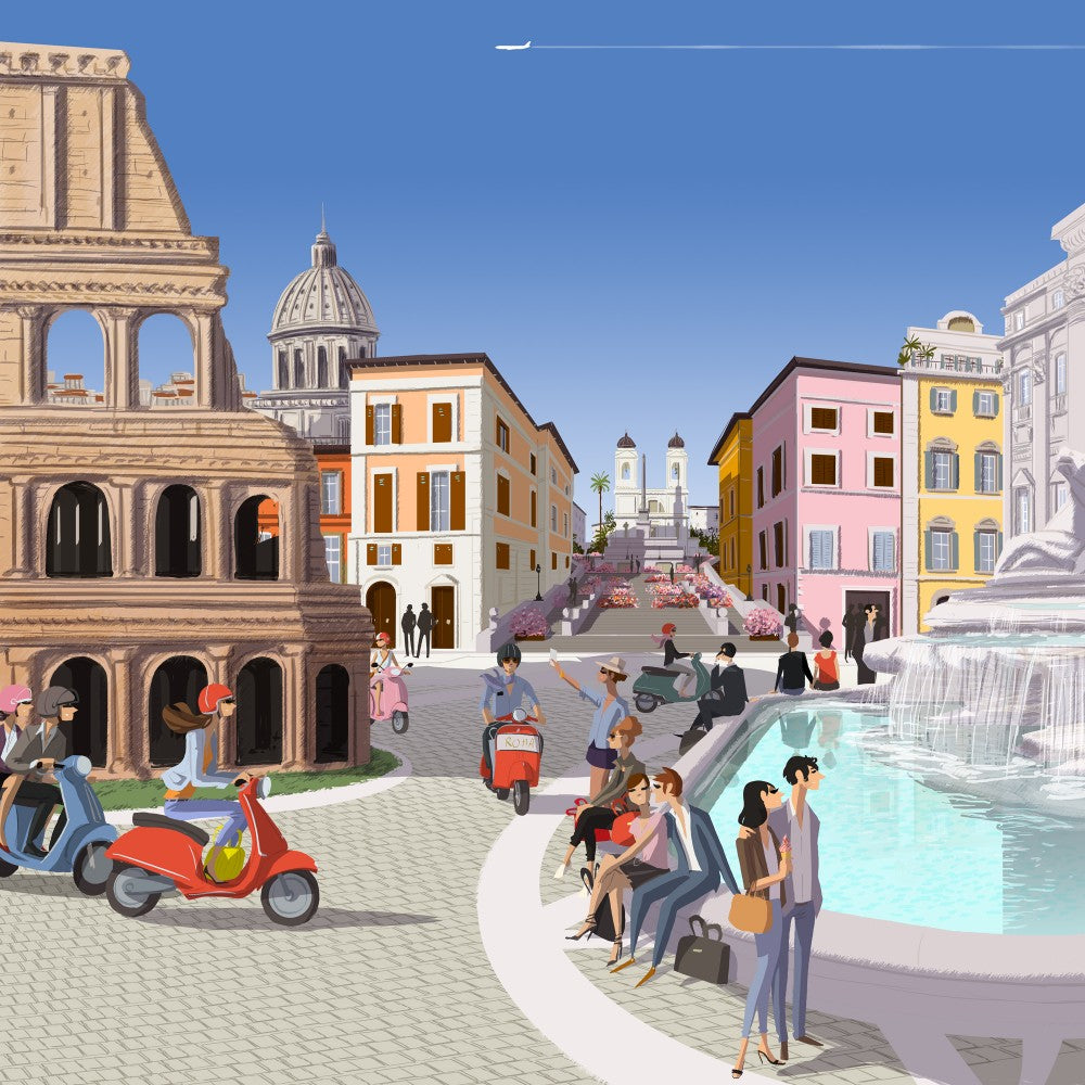 Rome. Packaging pour la marque Neuhaus.