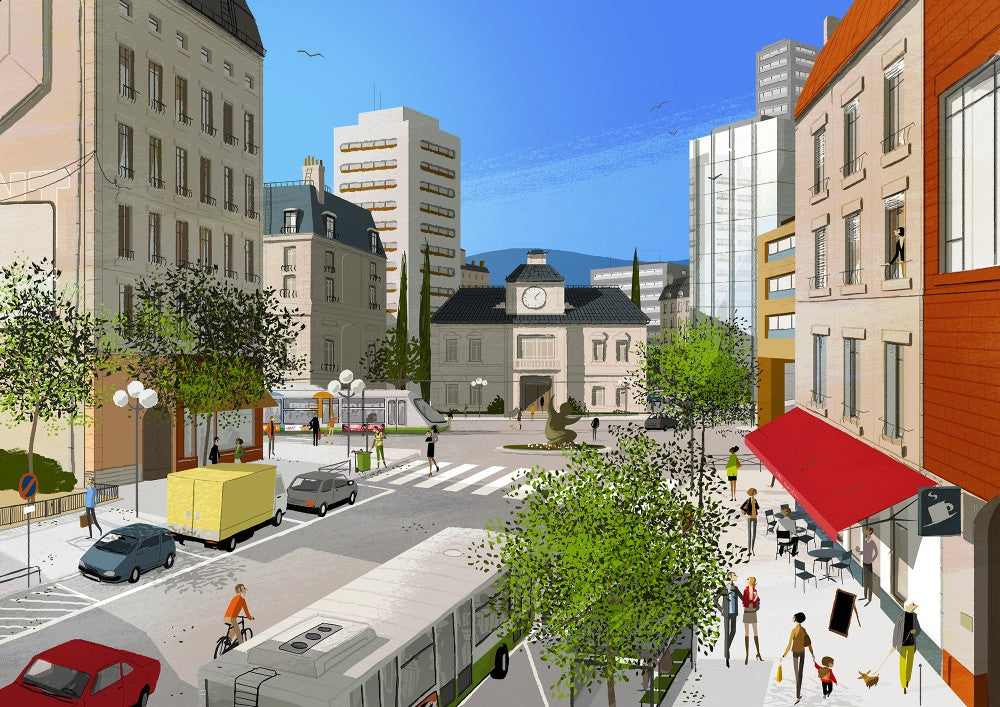 Campagne corporate & iconothèque Nexity.