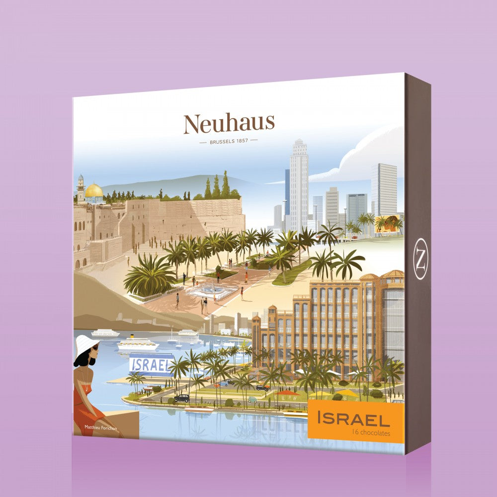 Campagne packaging pour la marque de chocolats Neuhaus.