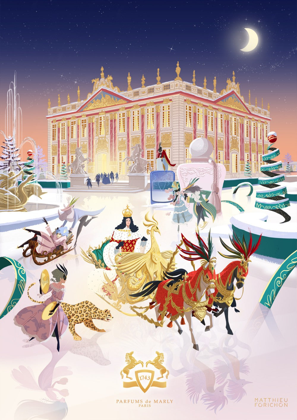 Campagne de Noël Parfums de Marly 2023