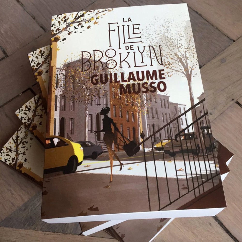 Couverture de l'édition collector de La Fille de Brooklyn de Guillaume Musso (XO Editions)