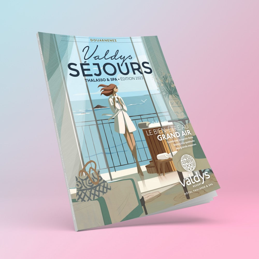 Création d'un set d'illustrations pour la marque Thalasso Valdys