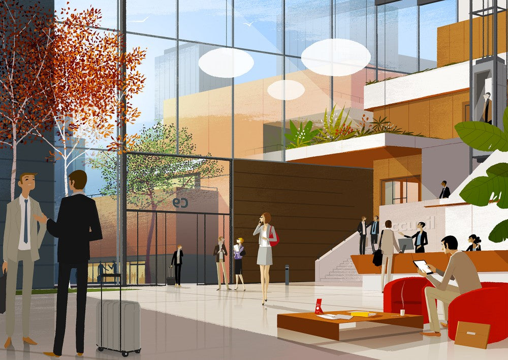 Campagne corporate & iconothèque Nexity.