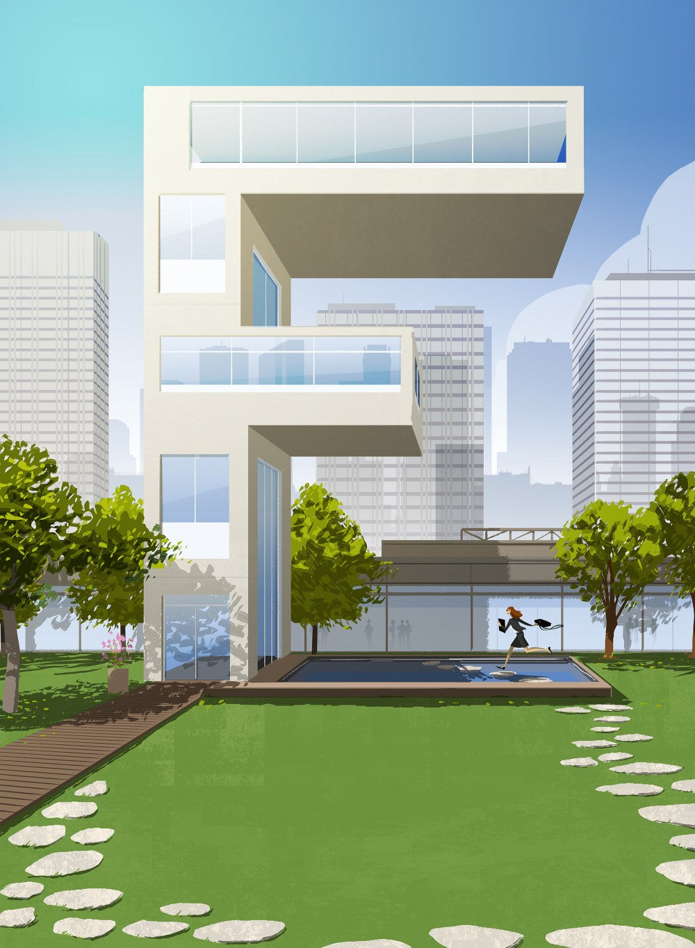 Deloitte - Cover illustration