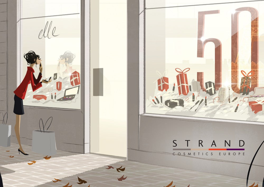 Prendre le temps. Carte de voeux 2014 pour Strand Cosmetics Europe.