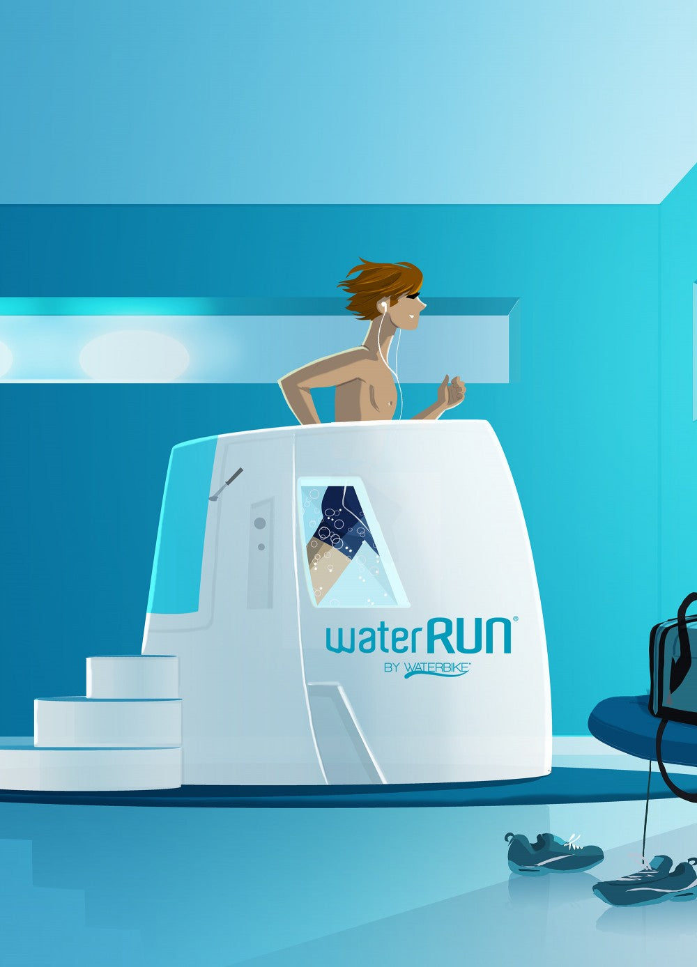 Campagne de communication pour la marque Waterbike