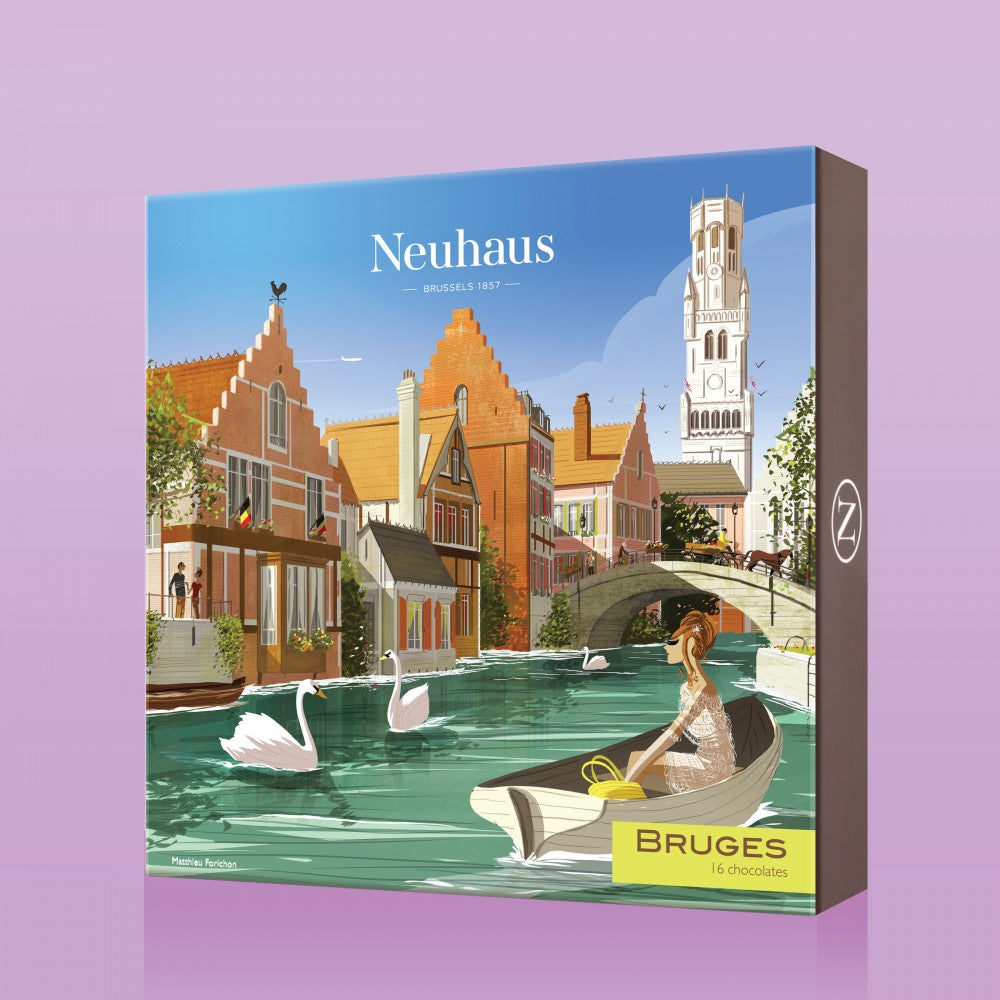 Campagne packaging pour la marque de chocolats Neuhaus.