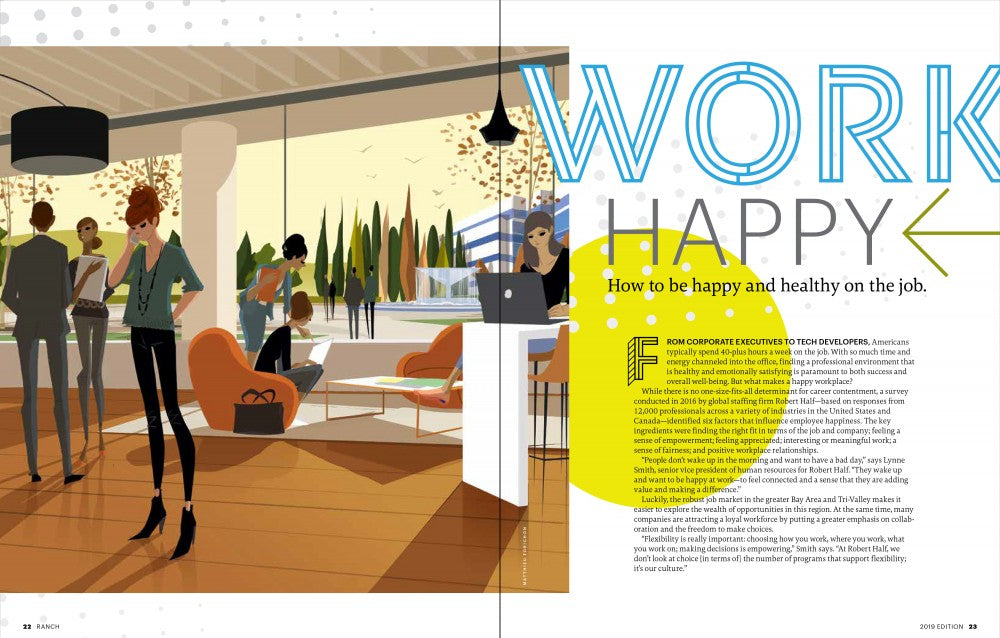 Illustrations pour Ranch Mag