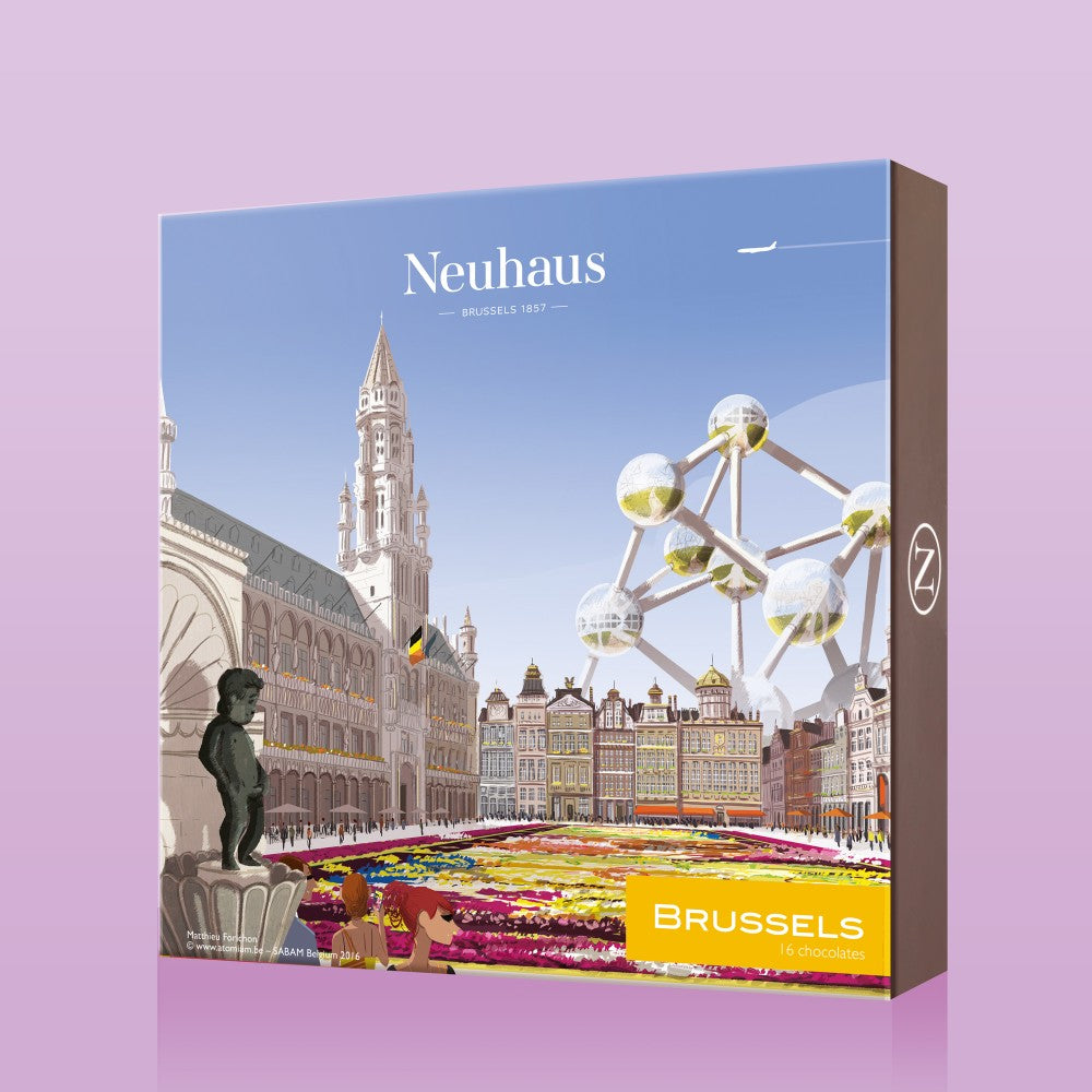 Campagne packaging pour la marque de chocolats Neuhaus.