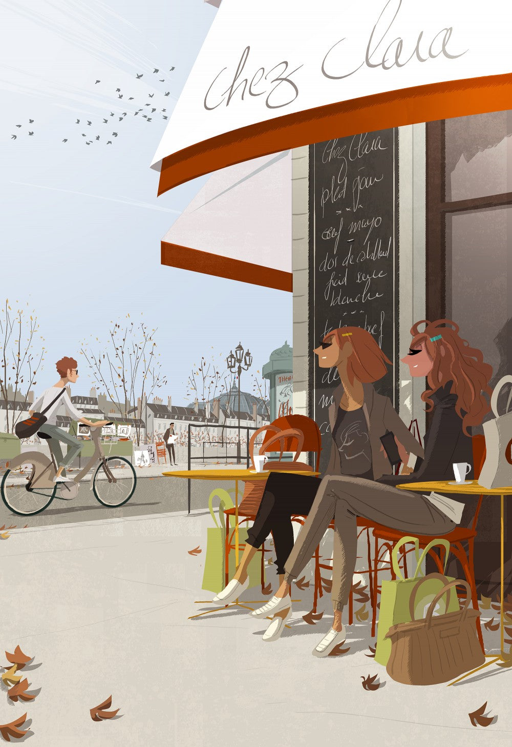 Illustrations du livre "Comment devenir une It-Girl" aux éditions Fleurus.
