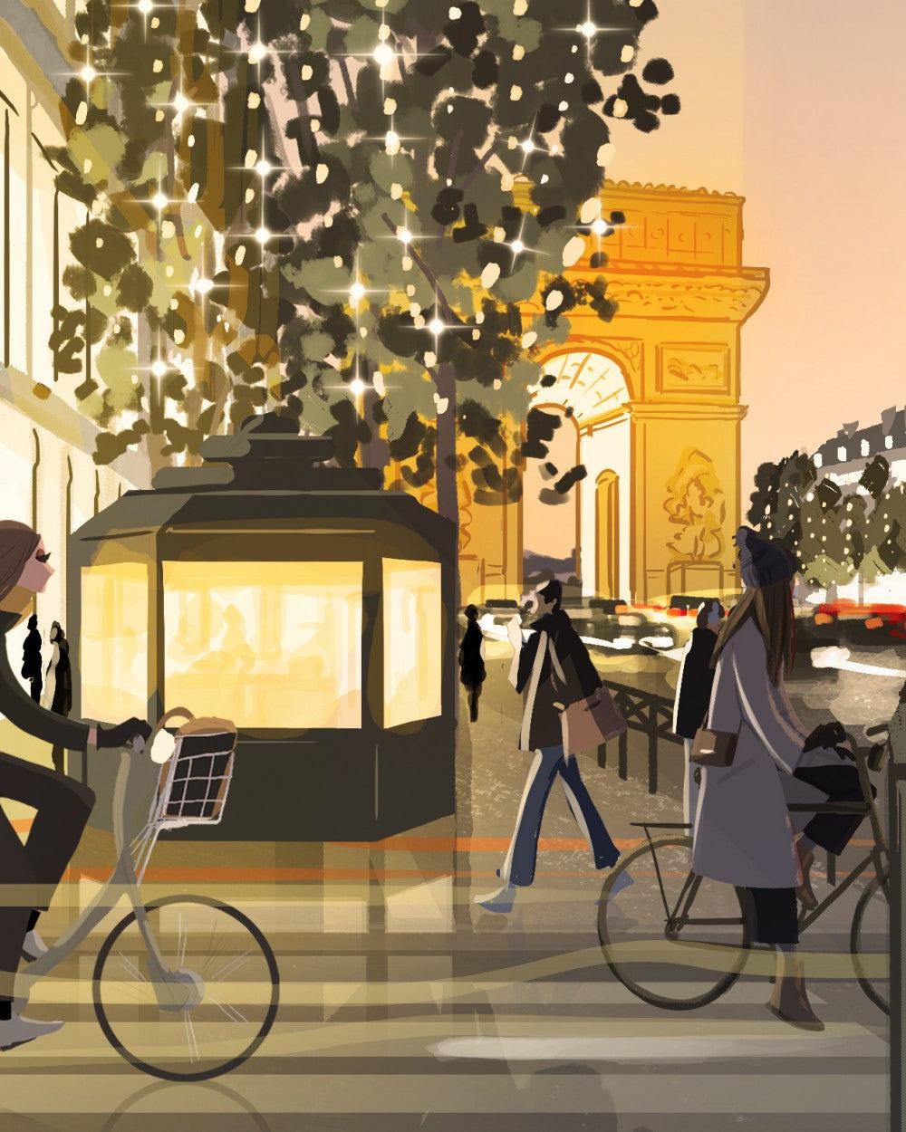 Carte de voeux du Comité des Champs Elysées 2025