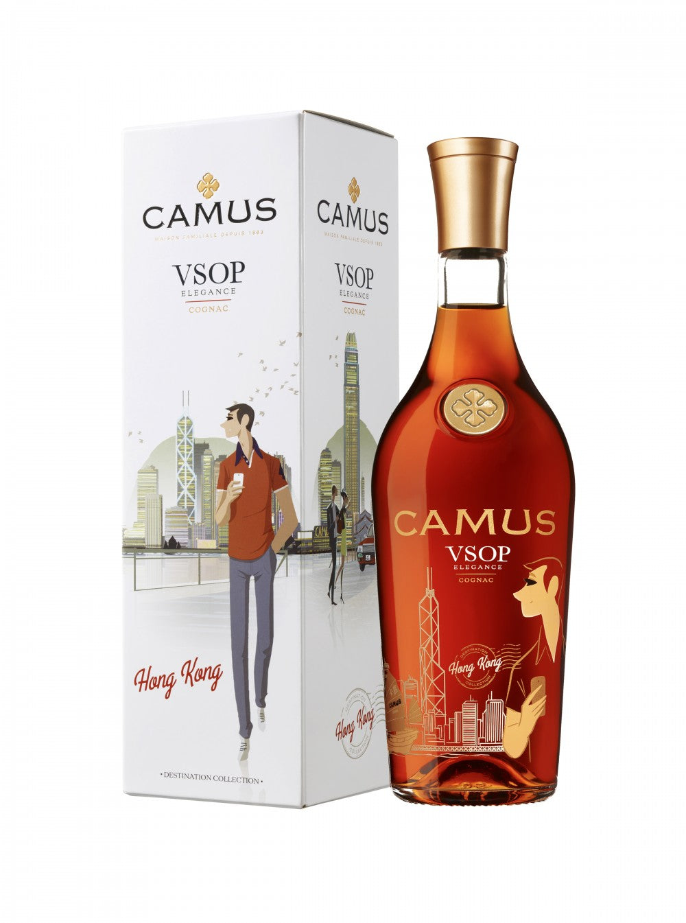 Campagne lancement de marque Camus Destinations