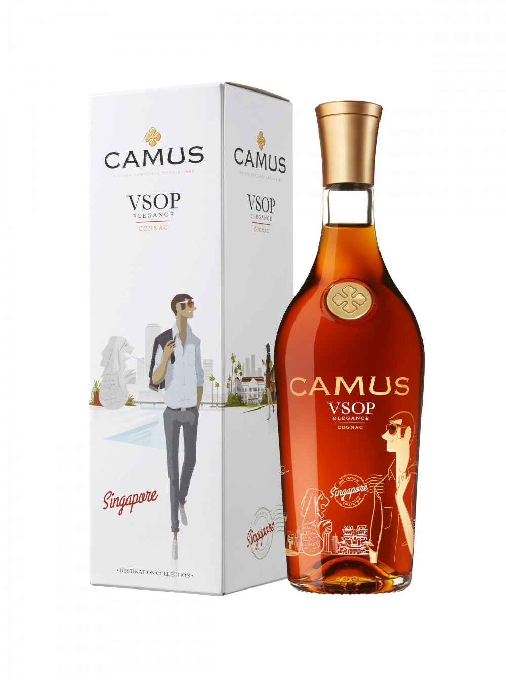 Campagne lancement de marque Camus Destinations