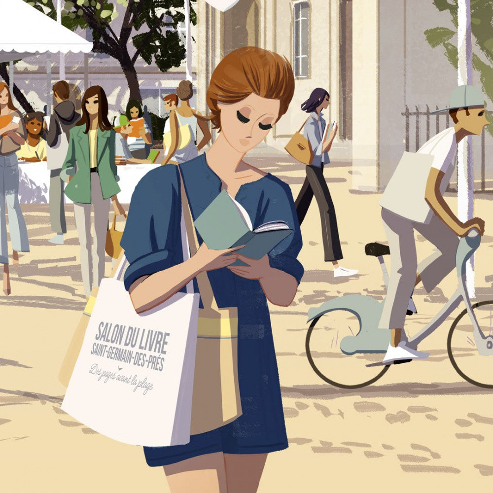Affiche du Salon du Livre de Saint-Germain-des-Prés