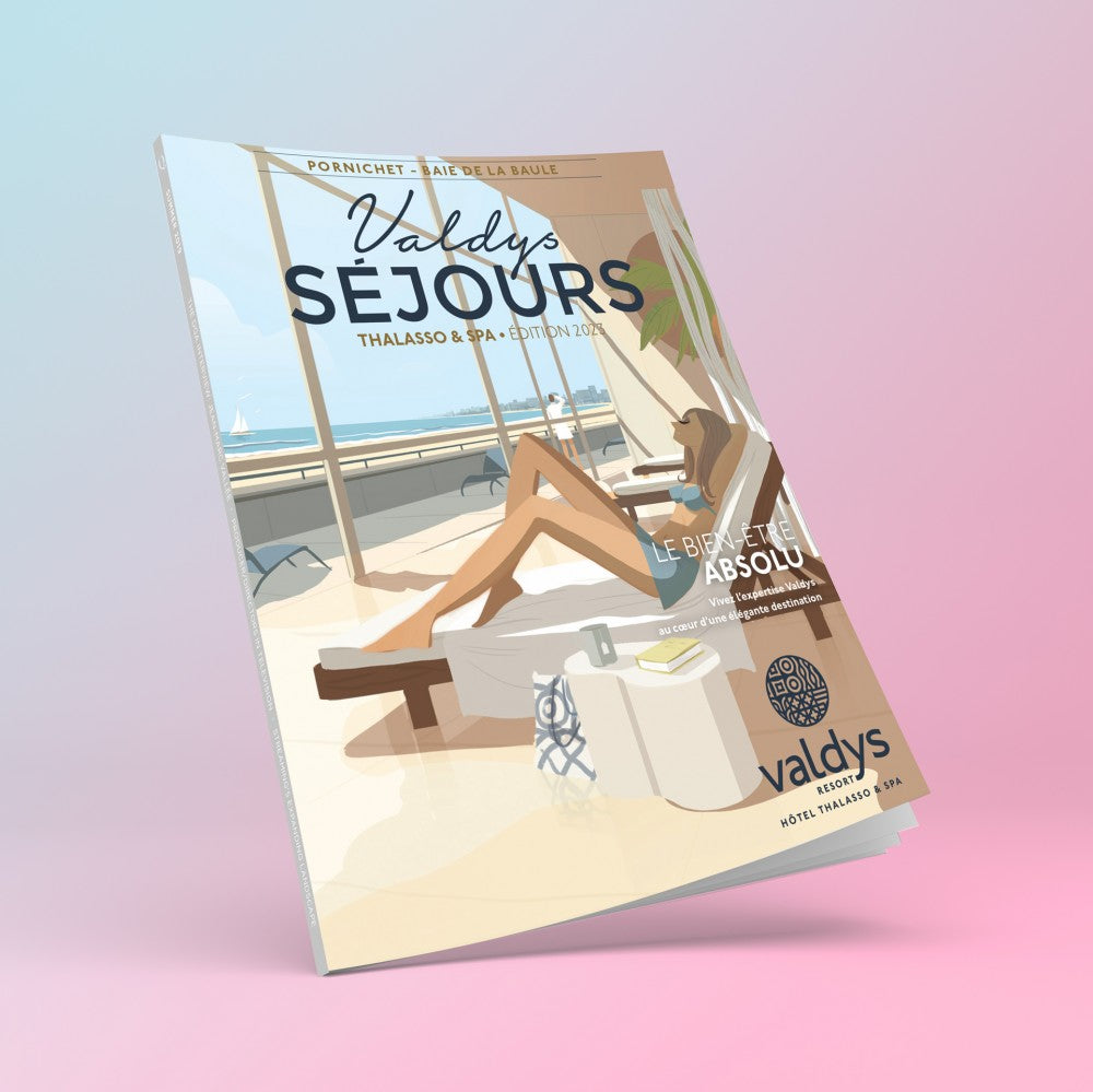 Création d'un set d'illustrations pour la marque Thalasso Valdys