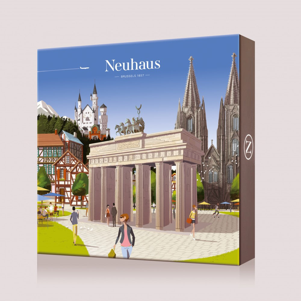 Campagne packaging pour la marque de chocolats Neuhaus.
