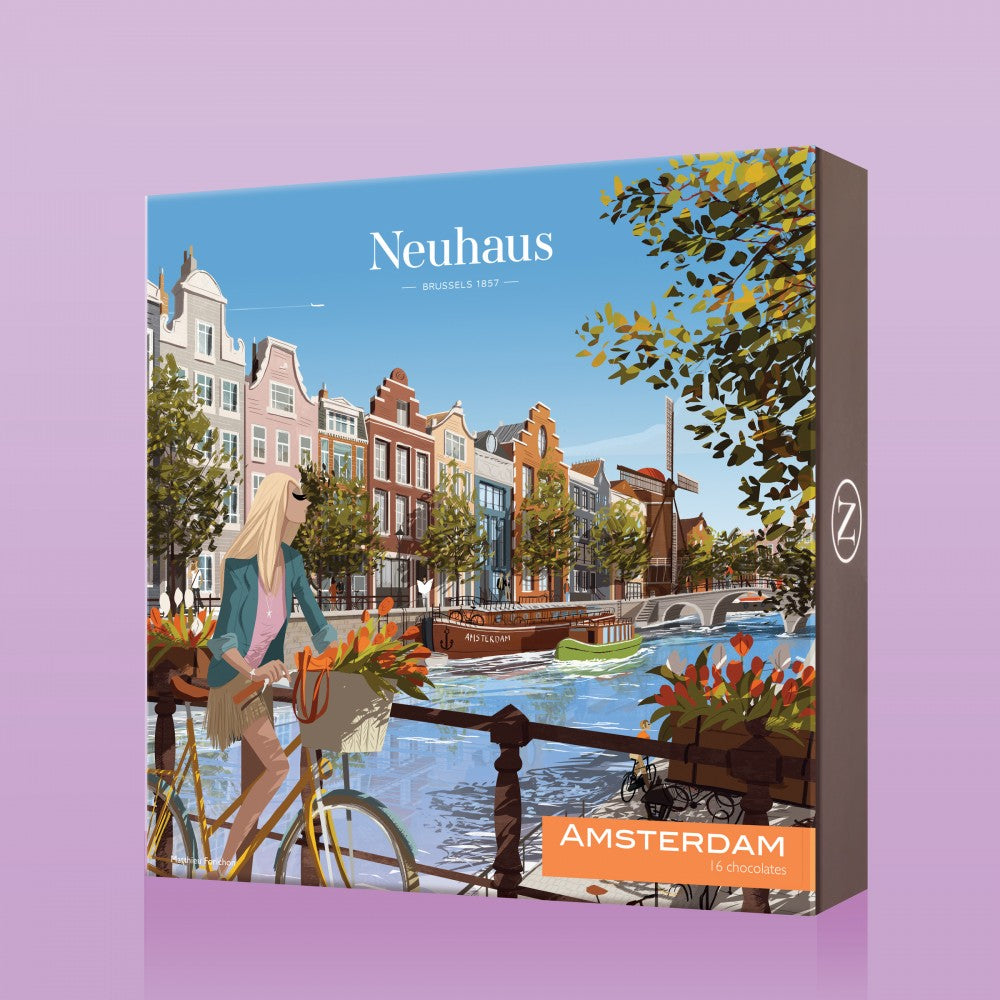 Campagne packaging pour la marque de chocolats Neuhaus.