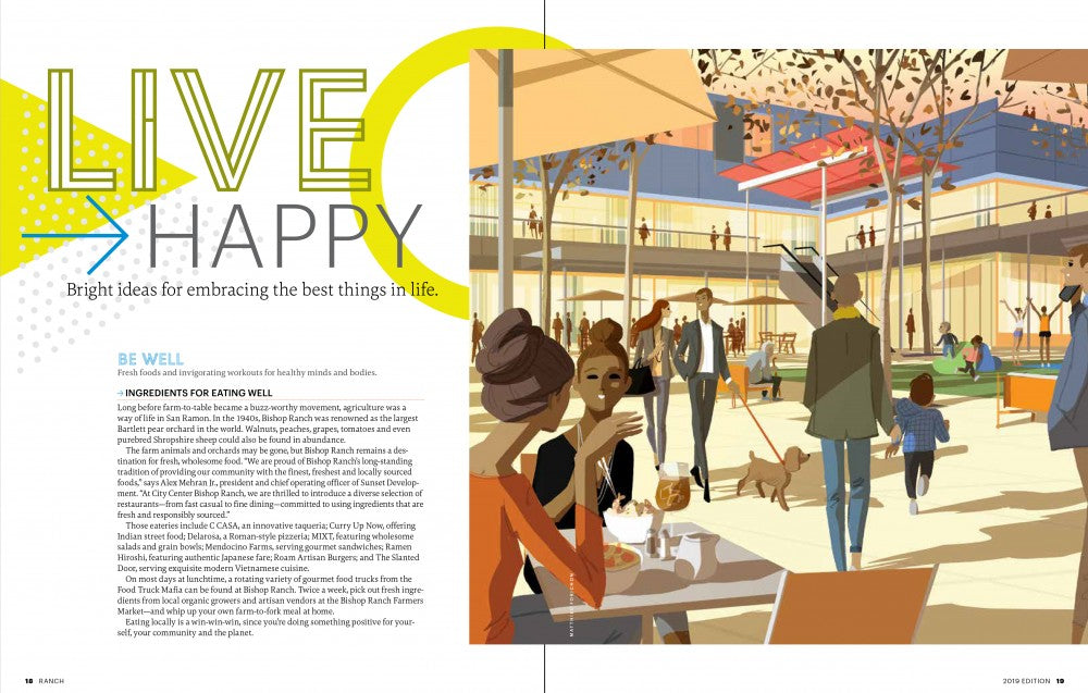 Illustrations pour Ranch Mag